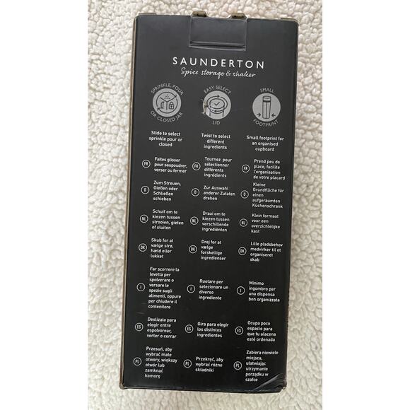 Cole & Mason Saunderton Spice Cylinder Empty New - Picture 3 of 5